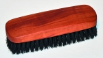 Clothes Brush pear wood with boar's bristles. Made in Germany. 17.5 cm.